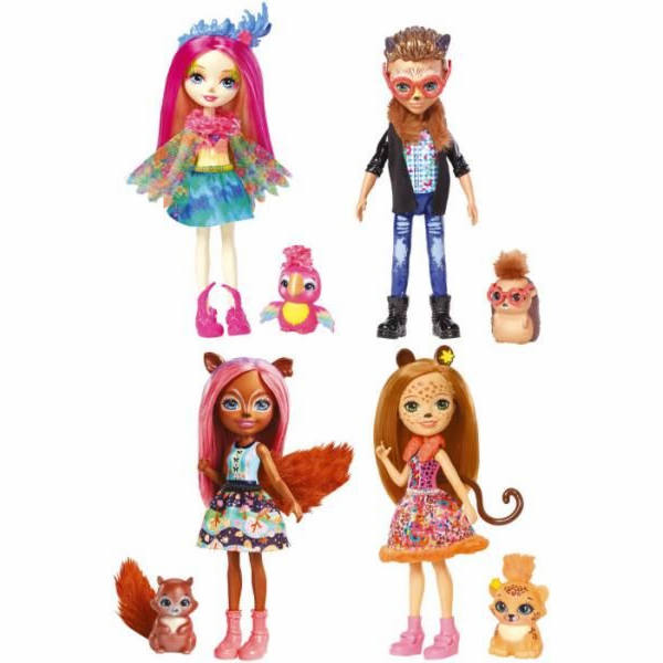 Panenka Mattel ENCHANTIMALS + mazlíček FNH22