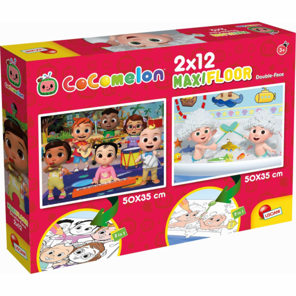 LISCIANI COCOMELON OBOUSTRANNÉ PODLAHOVÉ HÁDANKY 2X12 E. ...
