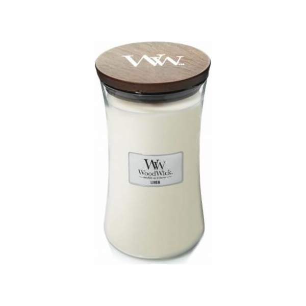 Vonná svíčka WoodWick Linen 609,5g