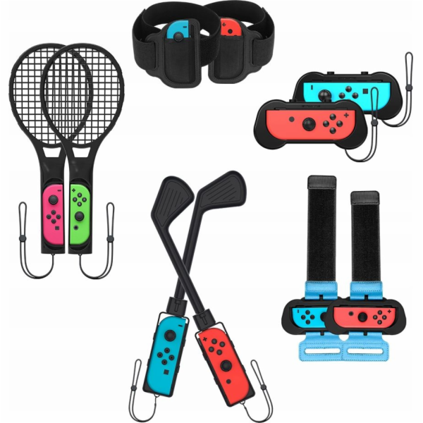 JYS sada příslušenství 10v1 pro Joy-con Nintendo Switch N...