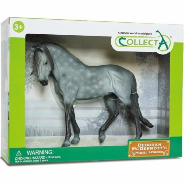 Figurka Collecta ANDALUSKÝ HŘEBEC DARK DAPPLE GREY 1:12 O...