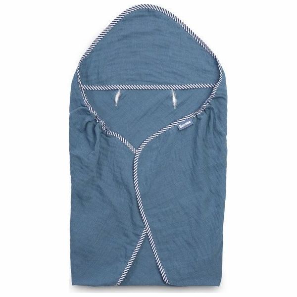 POTAH SEDADEL Sensillo MUSLIN, MODRÁ, 75x75