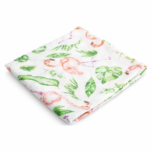 Sensillo MUSLÍN PLENKA FLAMINGOS 70 X 80