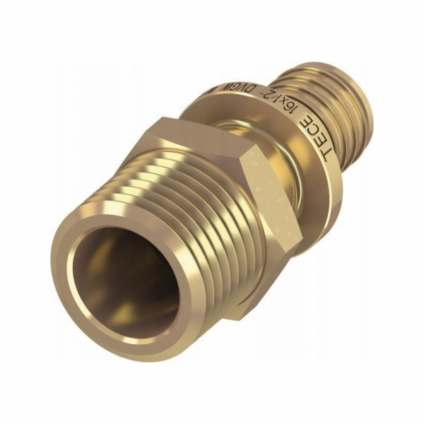 Tece adaptérová vsuvka GZ 25mm x 4/4 mosaz (705507)
