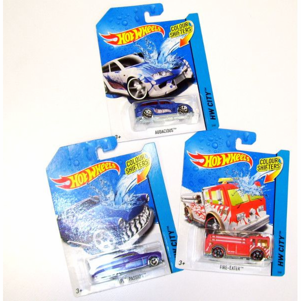 Hot Wheels měnící barvu autíčka