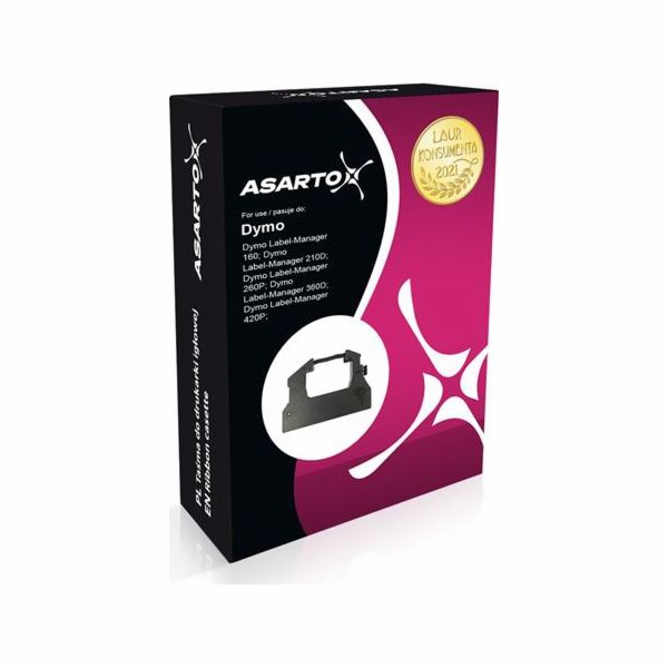 Asarto Páska Asarto pro DYMO D12/7/BK/Y | S0720580 | čern...