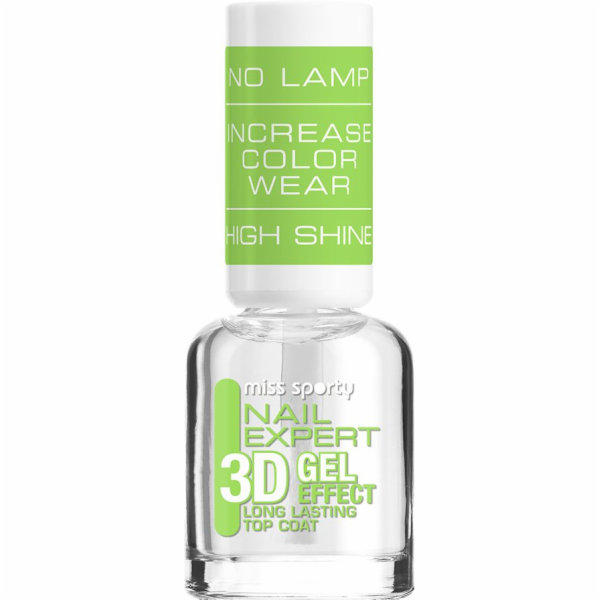 Miss Sporty Nail Expert 3D Gel Effect tužící lak 8ml