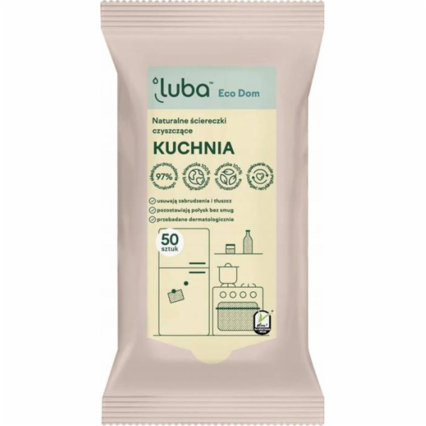 Luba LUBA_Eco Domácí přírodní čistící utěrky Kuchyně 50 ks