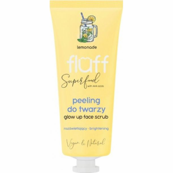 Fluff FLUFF_Super Food Glow Up Face Scrub rozjasňující pl...