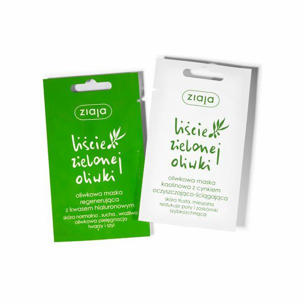 Regenerační maska Ziaja Olive Leaves 20 sáčků