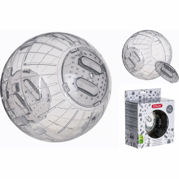 Zolux ZOLUX Cvičební míč 18 cm, barva šedá