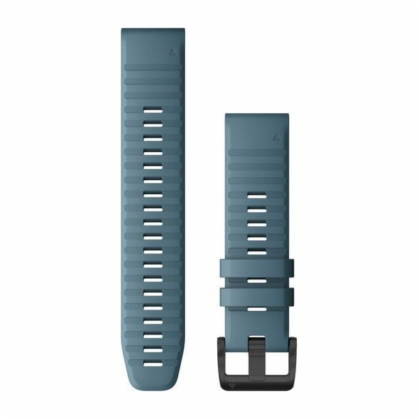 Silikonový pásek na zápěstí QuickFit 22 (modrá šedá / čer...