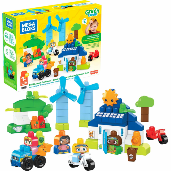 Mattel Mega Bloks. Eko-dům: soubor bloků