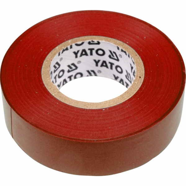 Yato Electrical izolační páska 19mm x 0,13mm 20m červená ...