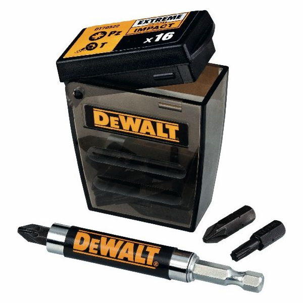 Sada rázových bitů Dewalt 1/4 16 ks.