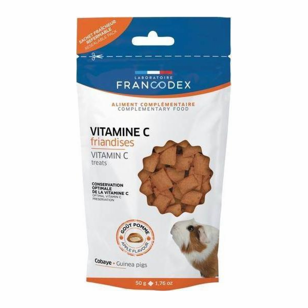 FRANCODEX FRANCODEX Pamlsky s vitamínem C pro morčata 50 g