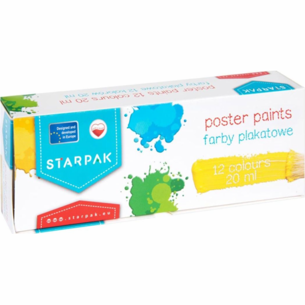 Plakát Starpak School maluje 12 barev