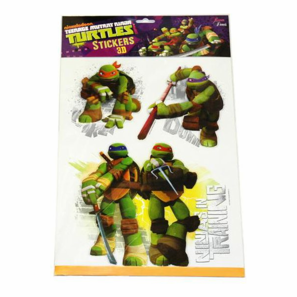 Dekorace na zeď Euro Trade 3D Teenage Mutant Ninja Turtle...