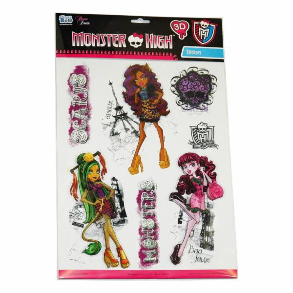 Euro Trade 3D nástěnná dekorace Monster High - 301092