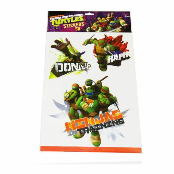 Dekorace na zeď Euro Trade 3D Teenage Mutant Ninja Turtle...