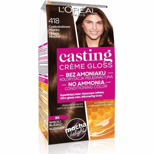 Loreal Casting Creme Gloss Barvící krém č. 418 Chocolate ...