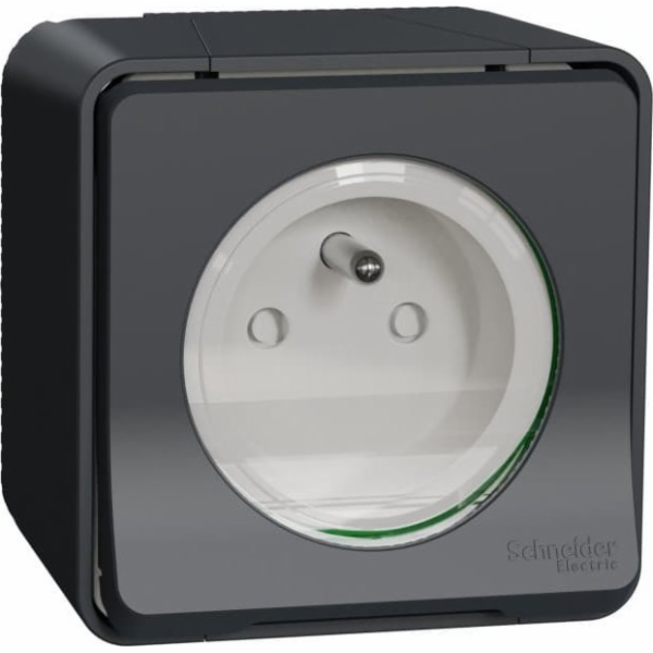 Schneider Electric Mureva Styl Socket 2P+PE antracitové š...