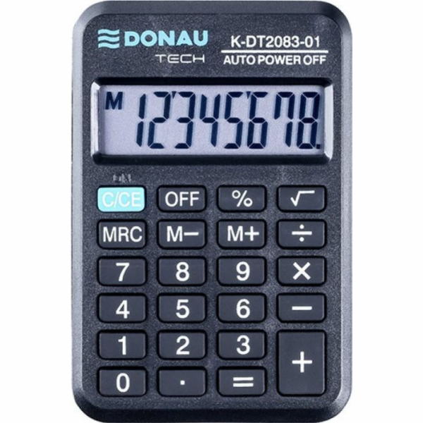 Kalkulačka Donau Kapesní kalkulačka DONAU TECH, 8místná. ...
