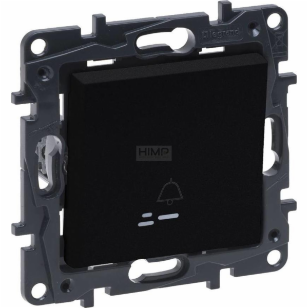 Legrand Legrand Niloe Step 863510 zvonkové tlačítko, čern...