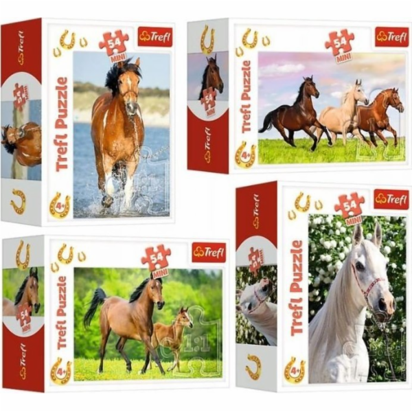 Trefl Puzzle 54 dílků Mini Horse World 19724, 19725, 1972...