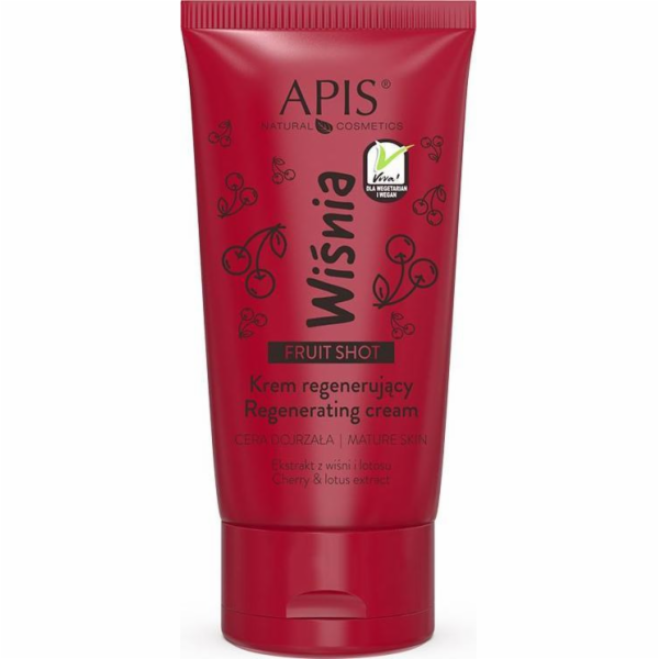 APIS Fruit Shot, Cherry regenerační krém na obličej 50 ml