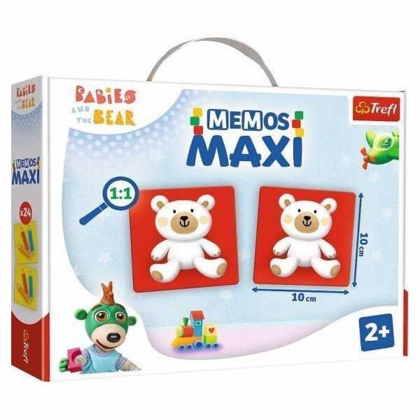 TREFL Maxi pexeso Treflíci a medvídek
