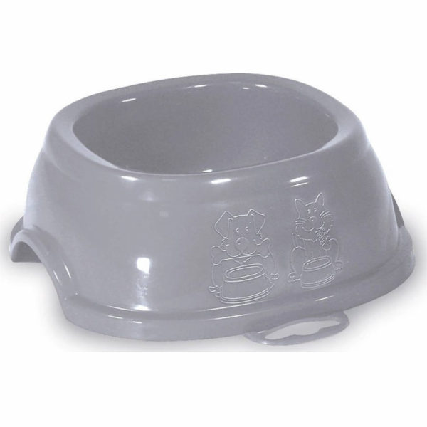 Miska ZOLUX BREAK 2, plast, protiskluzová, 0,6l, šedá (47...