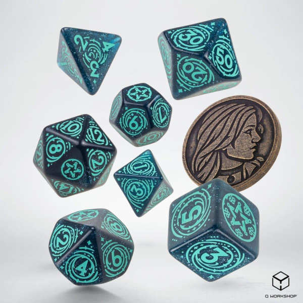 Sada kostek Q-Workshop The Witcher: Yennefer - Mistr magie