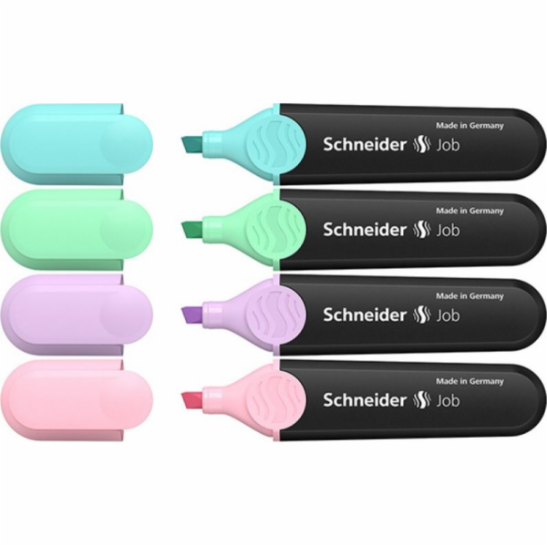 Schneider HIGHLIGHTER SCHNEIDER JOB 1-5MM 4 KS. PASTELOVÝ...