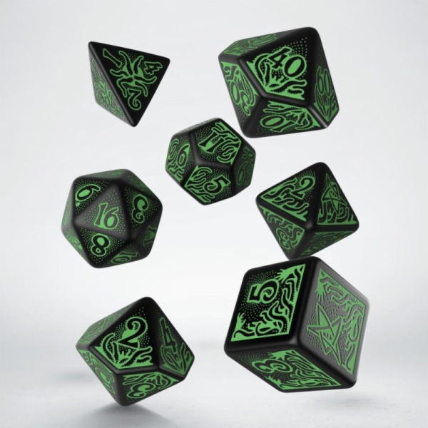 Sada kostek Q-Workshop Call of Cthulhu 7. vydání – černá ...