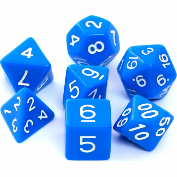 Rebel RPG sada kostek, matně modrá (106188)