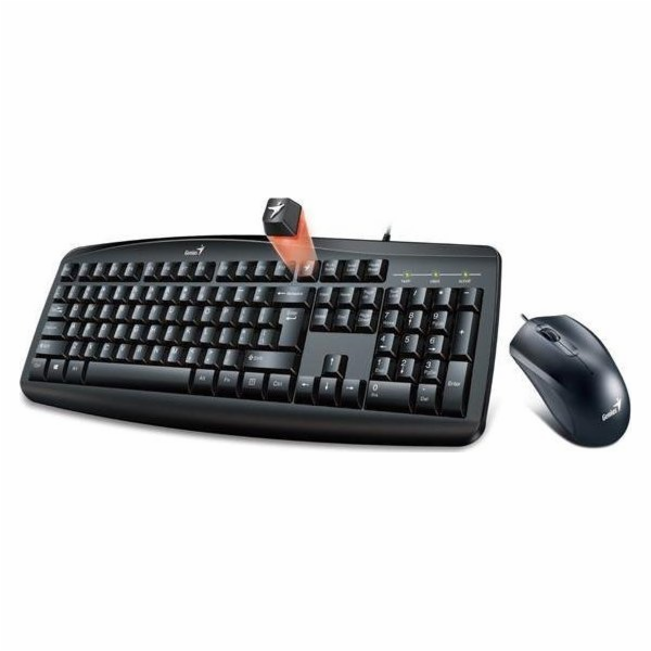 Genius Smart KM-200, klávesnice se sadou kabelové optické...