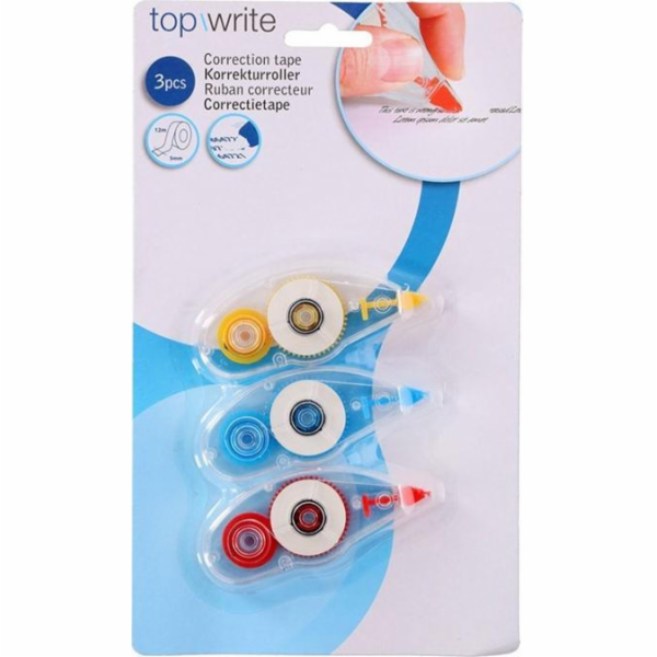 Topwrite Topwrite - Korekční páska 3 ks.