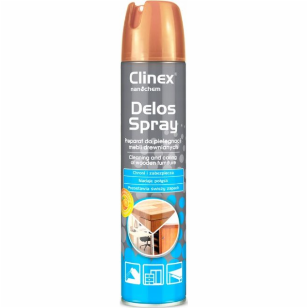 Clinex Delos Čistič nábytku ve spreji 300 ml