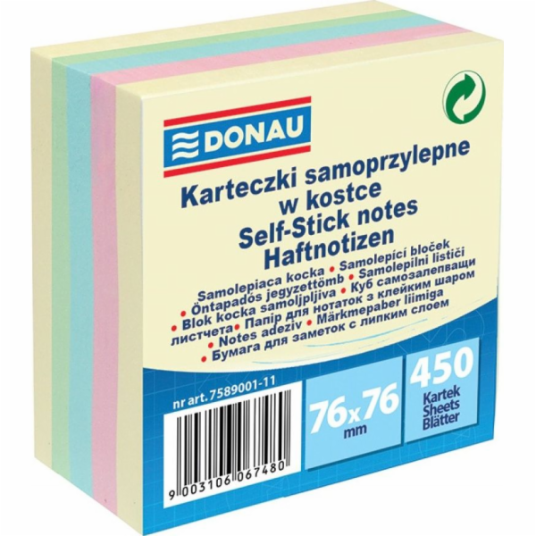 Donau SAMOP BLOK 76X76 MIX BAREV 12 KS. 7586012-99