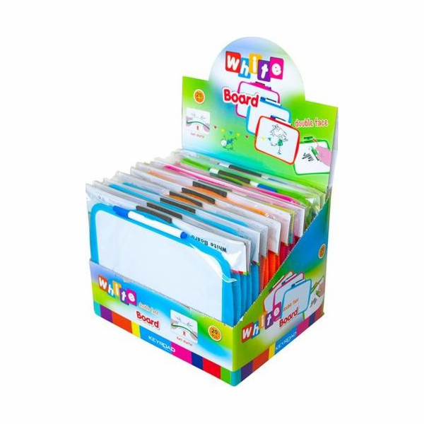 Keyroad KEYROAD DRY ERASE BOARD S MARKEREM 25X18CM MIX