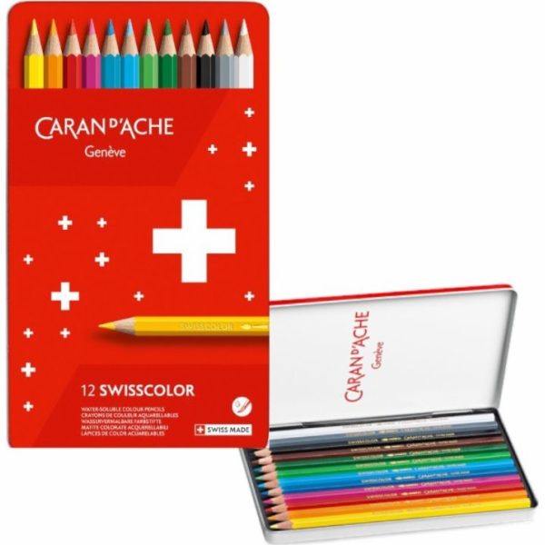 Pastelky Caran d`Arche Wisscolor Aquarelle, s akvarelovým...