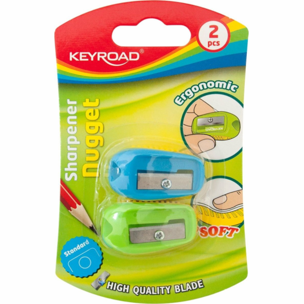 Keyroad Single ořezávátko Nugget mix barev