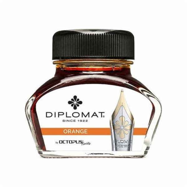Diplomat inkoust Diplo Octopus sklenice 30 ml oranžová