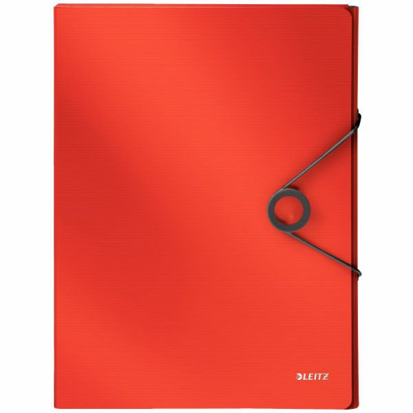 Leitz Folder s gumičkou Solid 30MM červená (45681020)