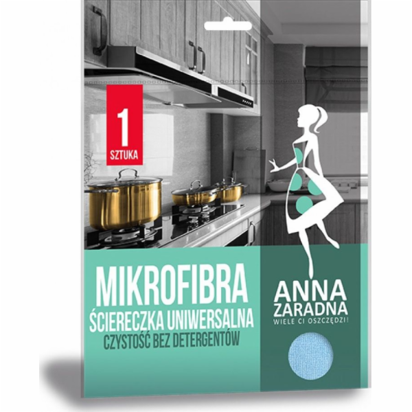 Anna Zaradna UNIVERZÁLNÍ utěrky z mikrovlákna MODRÁ