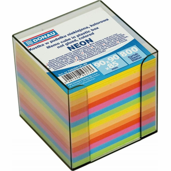 DONAU KOSTKA NA NOTEBOOK VE TABU DONAU 95X95X95MM MIX NEO...