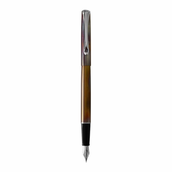 Plnicí pero Diplomat DIPLOMAT Traveler Flame, F, hnědé