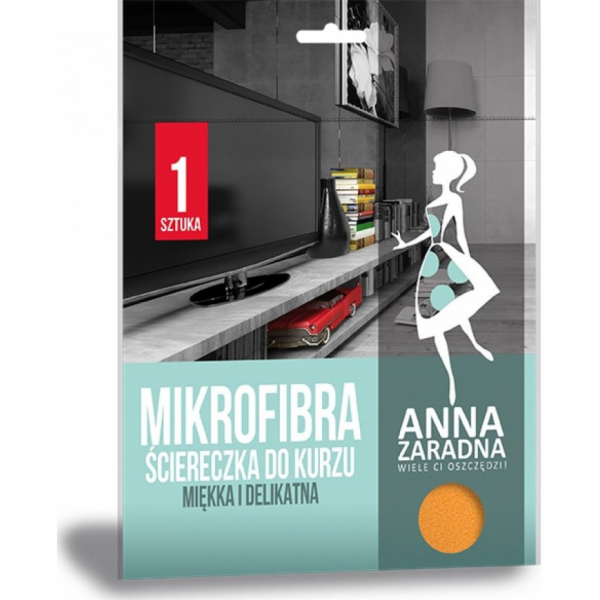 Anna Zaradna Utěrka z mikrovlákna ANNA ZARADNA, 1 ks, ora...