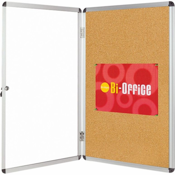 Bi-Office BI-OFFICE KORKOVÉ POUZDRO, 15XA4, 90X120CM, HNĚ...